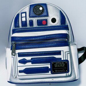 Rare Loungefly R2-D2 Mini Backpack Disney Parks Star Wars 2021 Droid Bag